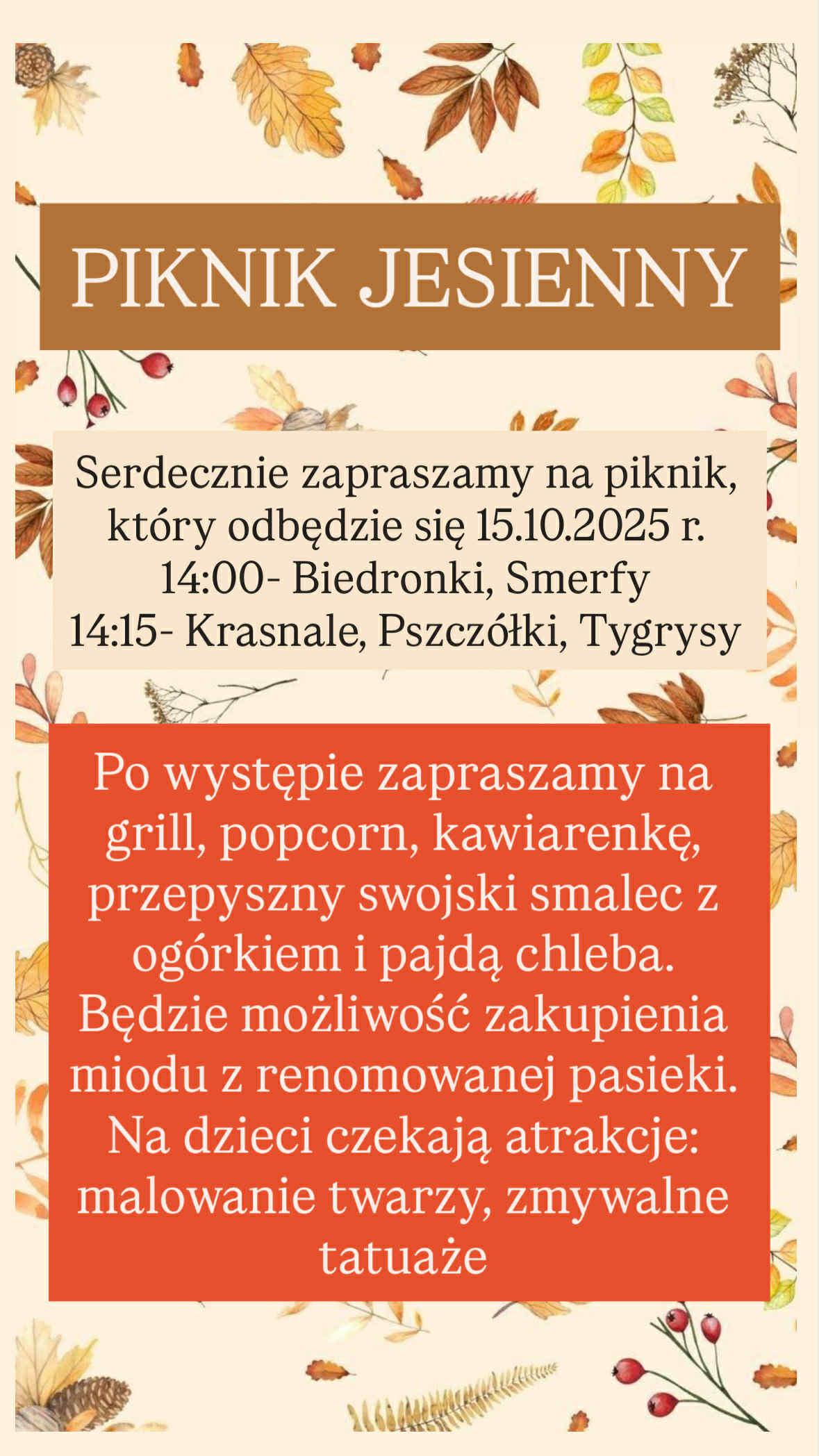 Piknik jesienny