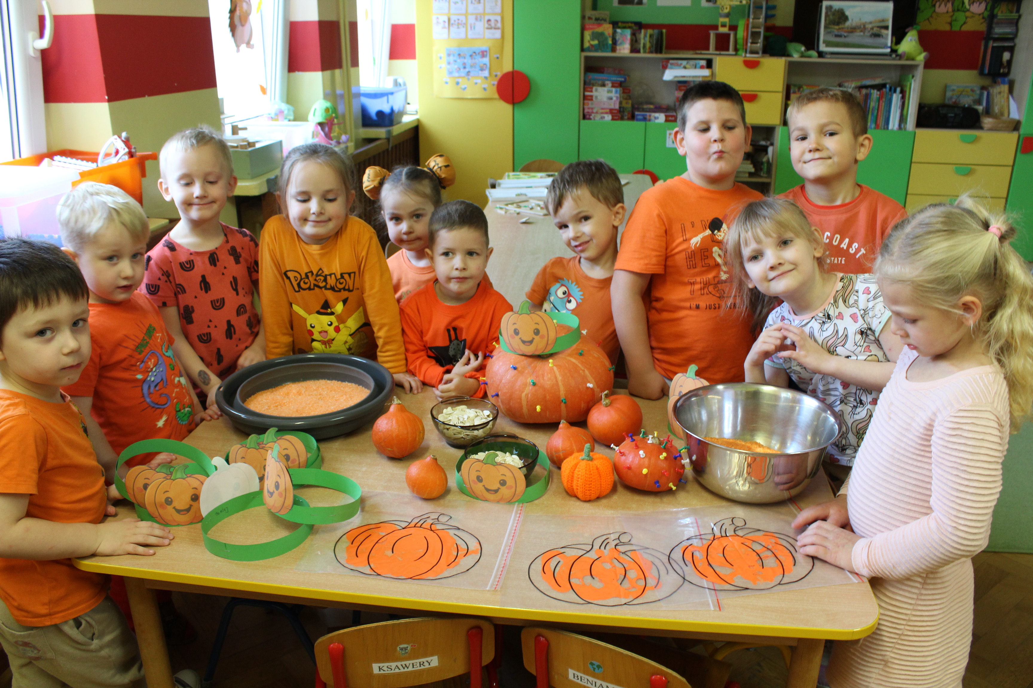 Dzień Dyni - zabawy z elementami Integracji Sensorycznej