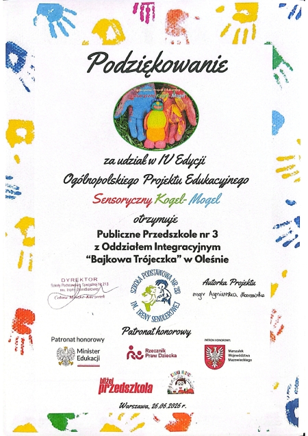 Podziękowanie 